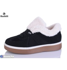 Кросівки жіночі на зиму (8 пар р.36-41) чорний  "Башили"