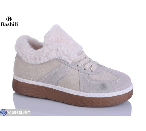 Кросівки жіночі на зиму (8 пар р.36-41) бежевий  "Башили"