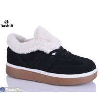 Кросівки жіночі на зиму (8 пар р.36-41) чорний  "Башили"