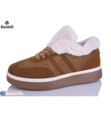 Кросівки жіночі на зиму (8 пар р.36-41) коричневий  "Башили"