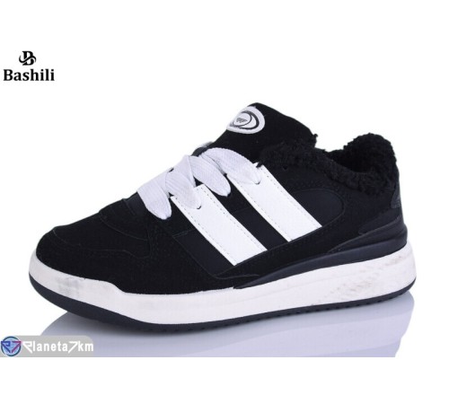 Кросівки жіночі на зиму (8 пар р.36-41) чорний  "Башили"