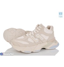 Кросівки жіночі на зиму (8 пар р.36-41) бежевий  "Mirella"