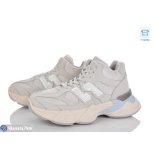 Кросівки жіночі на зиму (8 пар р.36-41) сірий  "Mirella"