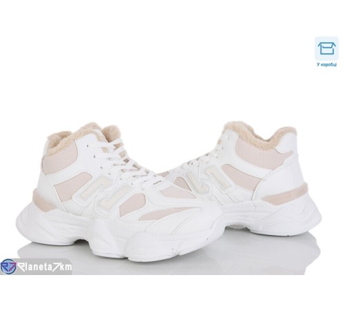 Кросівки жіночі на зиму (8 пар р.36-41) білий  "Mirella"