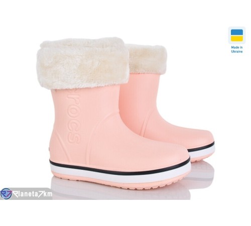 Жіночі чоботи з піни на весну/осінь (6 пар р.36-41) рожевий  "Mirella"