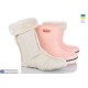 Жіночі чоботи з піни на весну/осінь (6 пар р.36-41) рожевий  "Mirella"