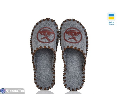 Тапки чоловічі на весну/осінь (9 пар р.40-45) сірий  "Activ"