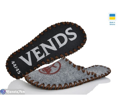 Тапки чоловічі на весну/осінь (9 пар р.40-45) сірий  "Activ"