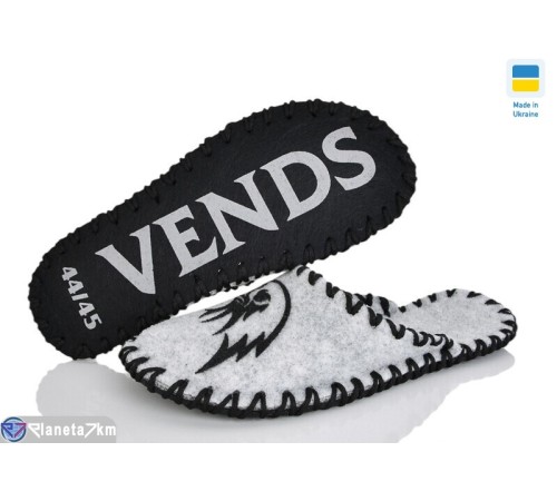 Тапки чоловічі на весну/осінь (9 пар р.40-45) сірий  "Activ"