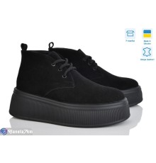 Черевики жіночі на зиму (6 пар р.36-40) чорний  "FANio"
