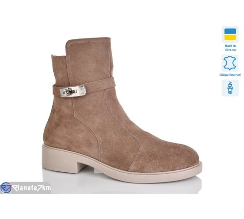 Черевики жіночі на зиму (6 пар р.37-41) коричневий  "LIKA"