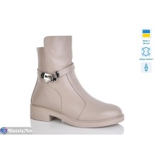 Черевики жіночі на зиму (6 пар р.37-41) коричневий  "LIKA"