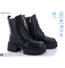 Черевики жіночі на зиму (6 пар р.36-40) коричневий  "Latifa"