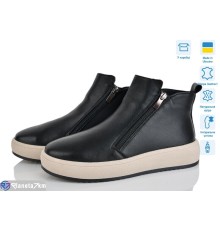 Черевики жіночі на зиму (6 пар р.36-41) чорний  "ERIKA"