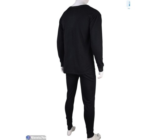 Термобілизна чоловіча на зиму (4 шт. р.сетка L-3XL) чорний  "Mirella"