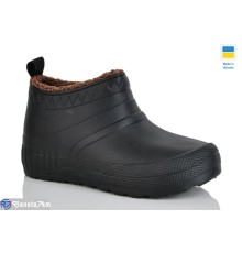 Калоші на зиму (6 пар р.37-41) чорний  "Korka"