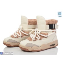 Черевики жіночі на зиму (8 пар р.36-41) бежевий  "Kalabok"