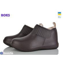 Калоші жіночі на зиму (8 пар р.37-41) коричневий  "Roks"