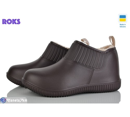 Калоші жіночі на зиму (8 пар р.37-41) коричневий  "Roks"