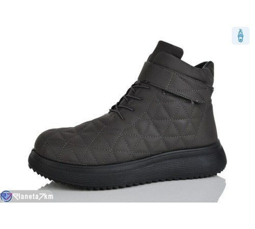 Черевики жіночі на зиму (8 пар р.37-41) сірий  "Terona"