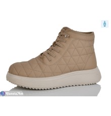 Черевики жіночі на зиму (8 пар р.37-41) коричневий  "Terona"