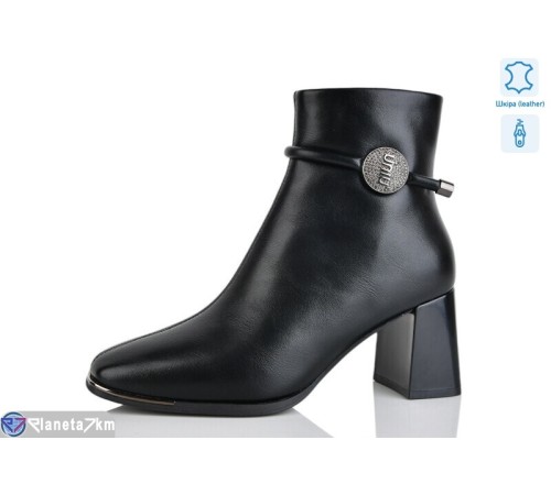 Черевики жіночі на весну/осінь (6 пар р.36-40) чорний  "LIMPO"