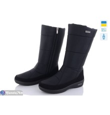 Дутики жіночі на зиму (6 пар р.37-41) чорний  "OLLA"