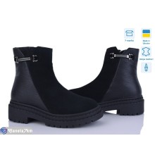 Черевики жіночі на зиму (6 пар р.36-40) чорний  "Speranza"