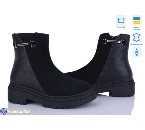 Черевики жіночі на зиму (6 пар р.36-40) чорний  "Speranza"