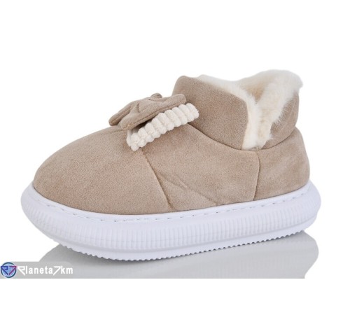 Тапки жіночі на зиму (12 пар р.36-41) бежевий  "LULI"