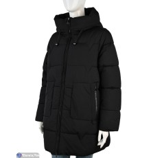 Куртка жіноча на зиму (5 шт. р.сетка L-4XL) чорний  "Mirella"