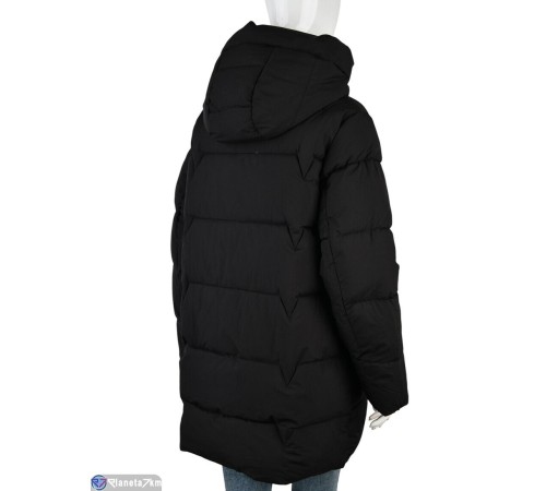 Куртка жіноча на зиму (5 шт. р.сетка L-4XL) чорний  "Mirella"