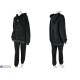 Спортивний костюм жіночий на весну/осінь (3 шт. р.сетка S-L) чорний  "Mirella"