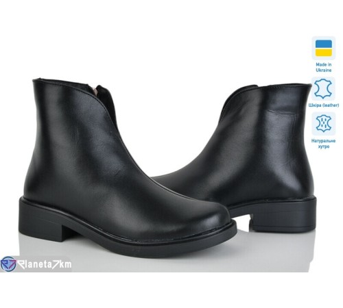 Черевики жіночі на зиму (6 пар р.36-40) чорний  "TIMUS-OPT"