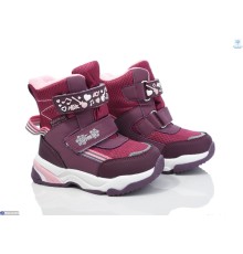 Дутики дитячі на зиму (8 пар р.22-27) бордовий  "Normashoes"