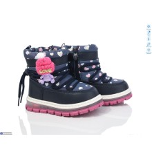 Дутики дитячі на зиму (8 пар р.23-28) синій  "Normashoes"