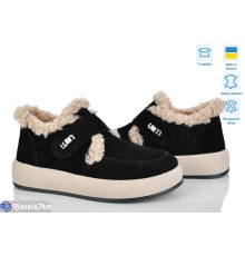 Туфлі жіночі на зиму (6 пар р.36-41) чорний  "ERIKA"