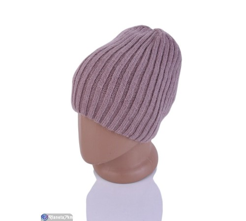 Шапка жіноча на зиму (3 шт. р.сетка 52-56) рожевий  "DOMINGO"
