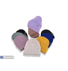 Дитяча шапка на зиму (5 шт. р.сетка 54-56) мікс  "DOMINGO"