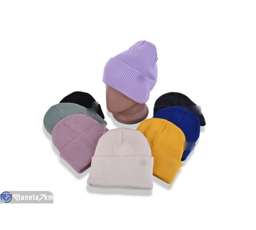 Дитяча шапка на зиму (5 шт. р.сетка 54-56) мікс  "DOMINGO"