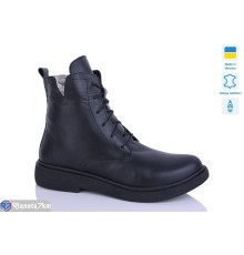 Черевики жіночі на зиму (6 пар р.37-41) чорний  "LIKA"