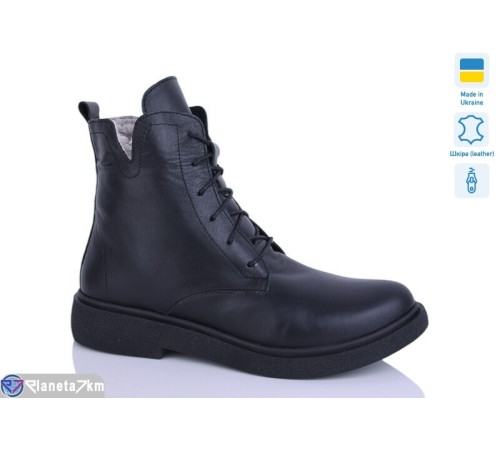Черевики жіночі на зиму (6 пар р.37-41) чорний  "LIKA"