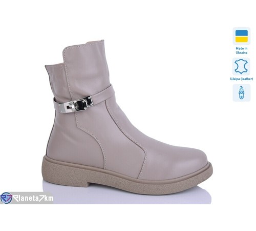 Черевики жіночі на зиму (6 пар р.37-41) бежевий  "LIKA"