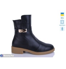 Черевики жіночі на зиму (6 пар р.37-41) чорний  "LIKA"