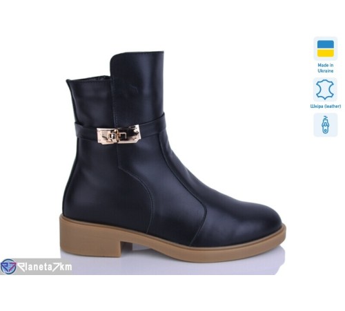 Черевики жіночі на зиму (6 пар р.37-41) чорний  "LIKA"