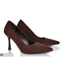 Туфлі жіночі на весну/осінь (6 пар р.36-40) коричневий  "MARADONA"