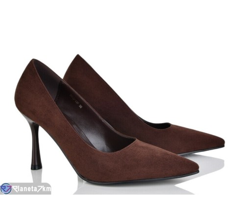 Туфлі жіночі на весну/осінь (6 пар р.36-40) коричневий  "MARADONA"