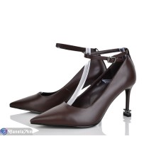 Туфлі жіночі на весну/осінь (6 пар р.35-40) коричневий  "MARADONA"