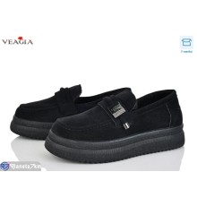 Туфлі жіночі на зиму (8 пар р.36-41) чорний  "Veagia-ADA"