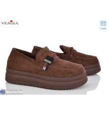 Туфлі жіночі на зиму (8 пар р.36-41) коричневий  "Veagia-ADA"